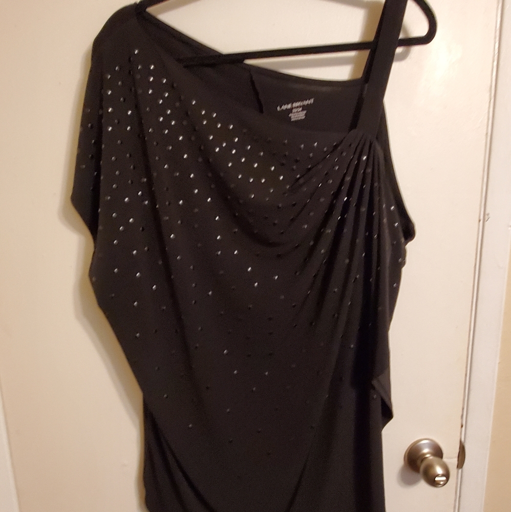 Lane Bryant asymmetrical sleeveless top